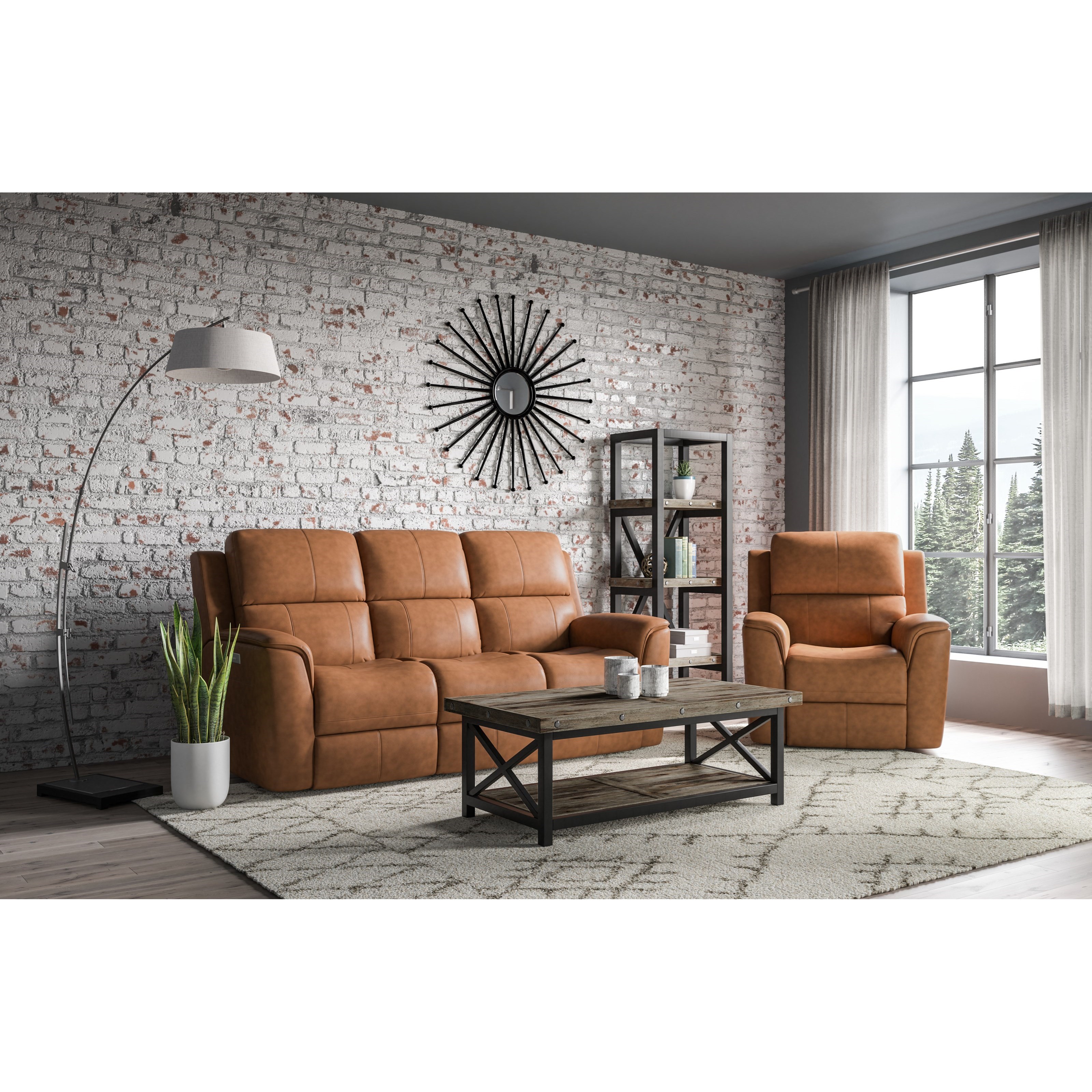 Flexsteel Henry Power Reclining Living Room Group Belfort Furniture